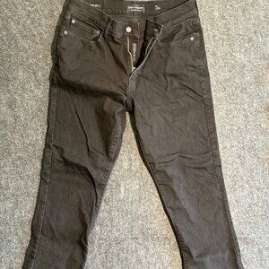 Lucky Brand 410 Athletic Slim Fit Jeans Mens 33x30 Black Stretch Denim Pants